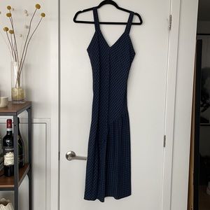 Blue and black checkered Tibi dress, size 0